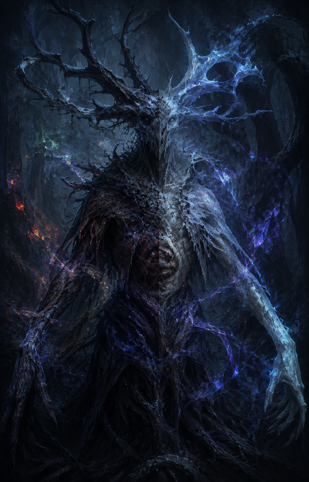 Painterly portrait of Xhorlaxx, the Discordant