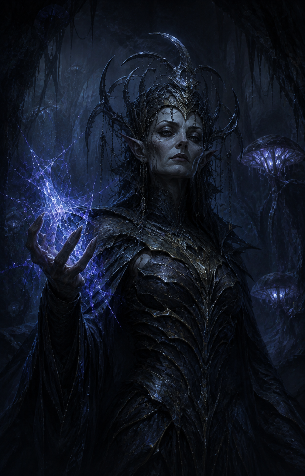 Painterly portrait of Zhress, the Harvestqueen