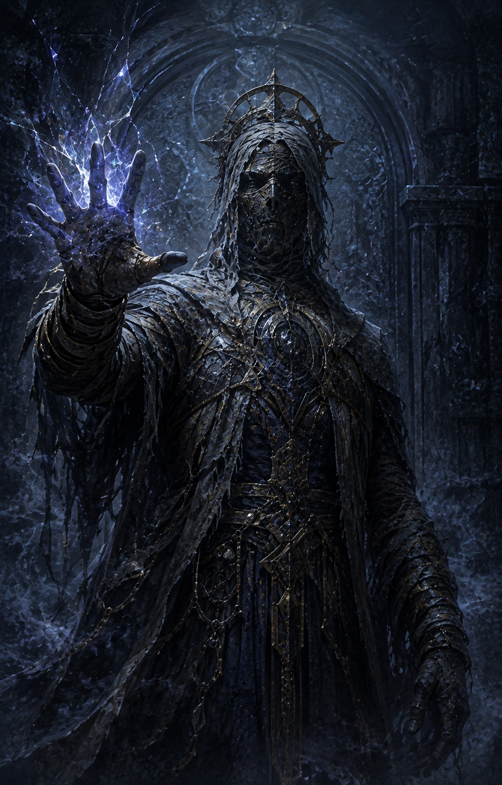 Painterly portrait of Veshkaar, the Sepulchre-Bound